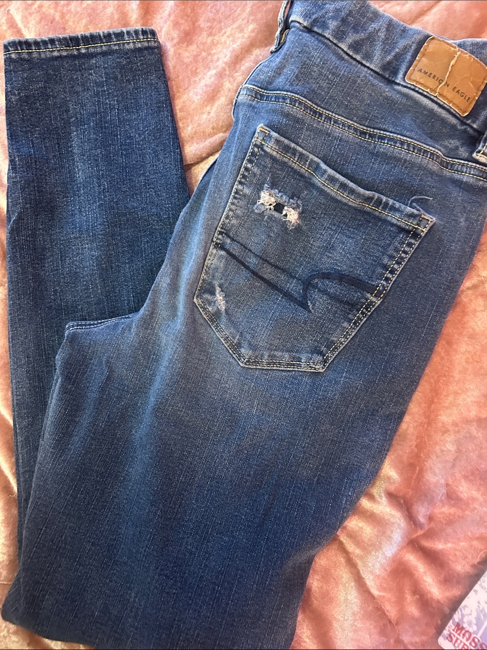 American Eagle Outfitters Women’s Dark Blue Skinny Jeans